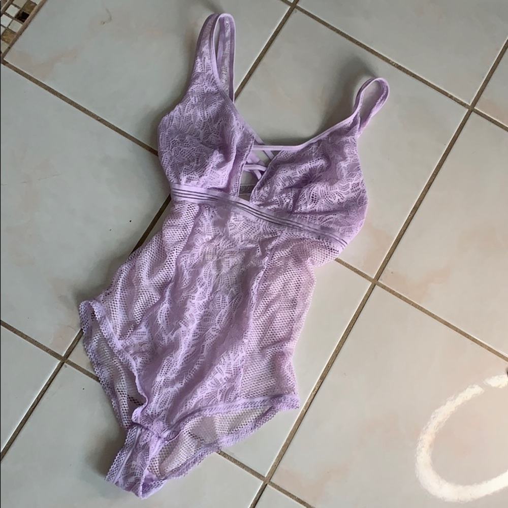 Lavender Lingerie Bodysuit
